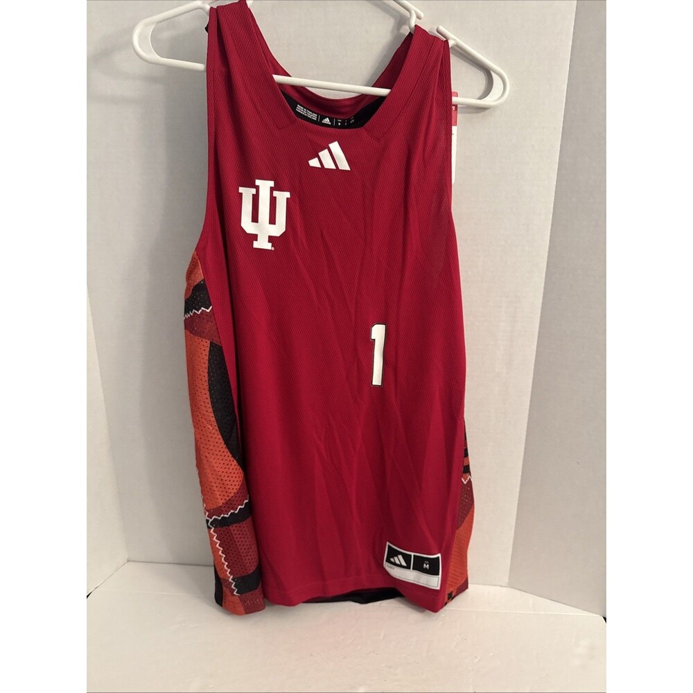Adidas Team Issued Indiana University 2025 BHM Basketball Jersey Size Medium NWT